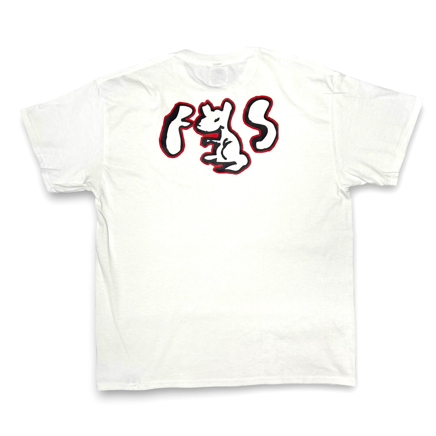 CAMISETA RUINS X FUCKINGXSHIT BLANCA