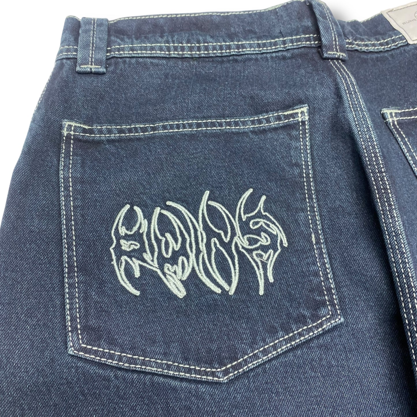 PANTALON VERDE PETROLEO RUINS X RUSTY