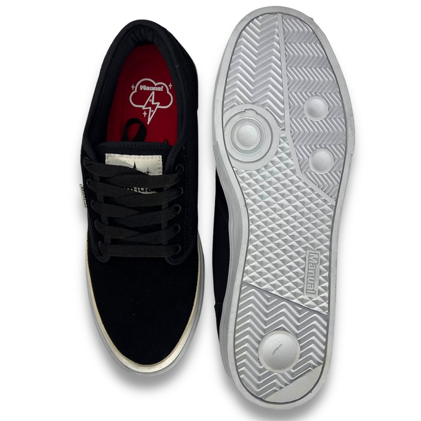 MANUAL OM LOW PRO NEGRA SUELA BLANCA