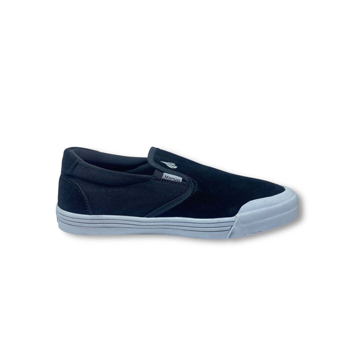 TENIS MANUAL SLIP OM GATO NEGRO/BLANCO