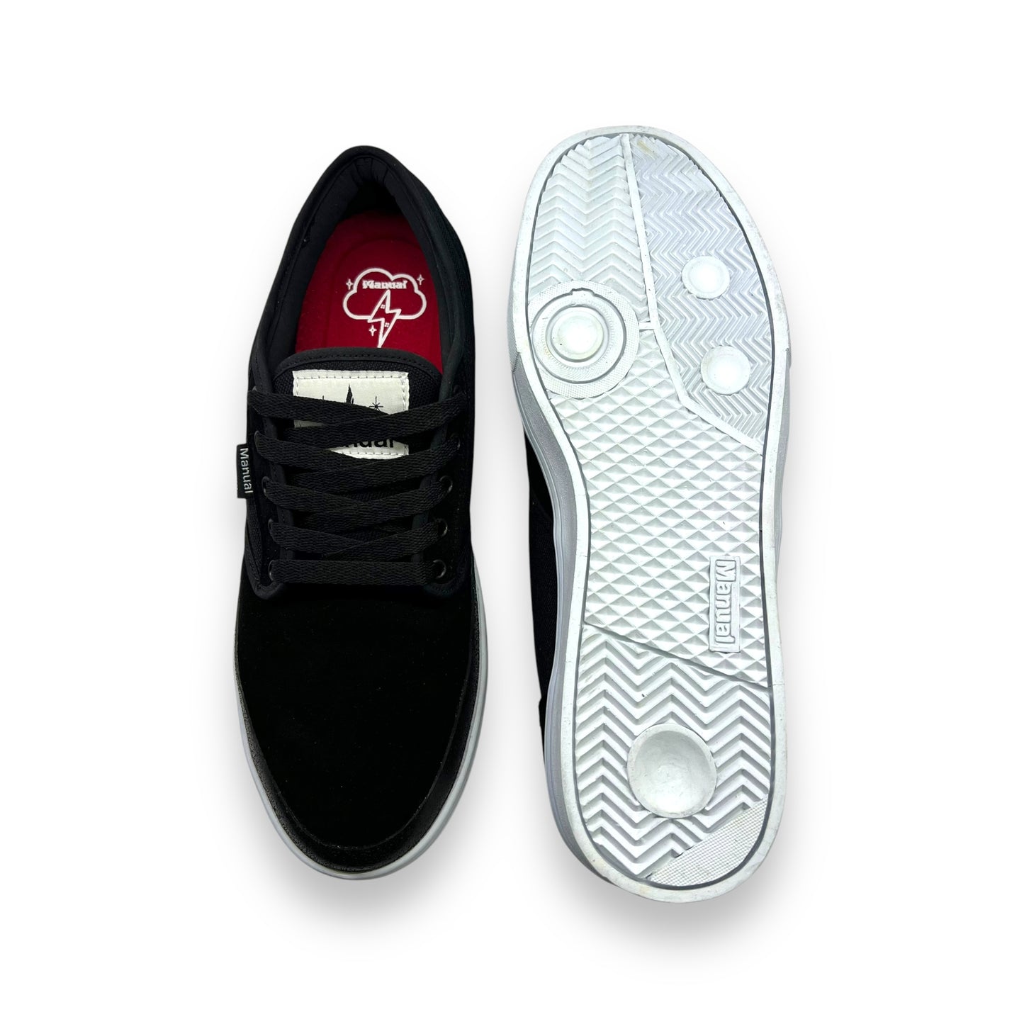 MANUAL OM LOW PRO NEGRO SUELA BLANCA