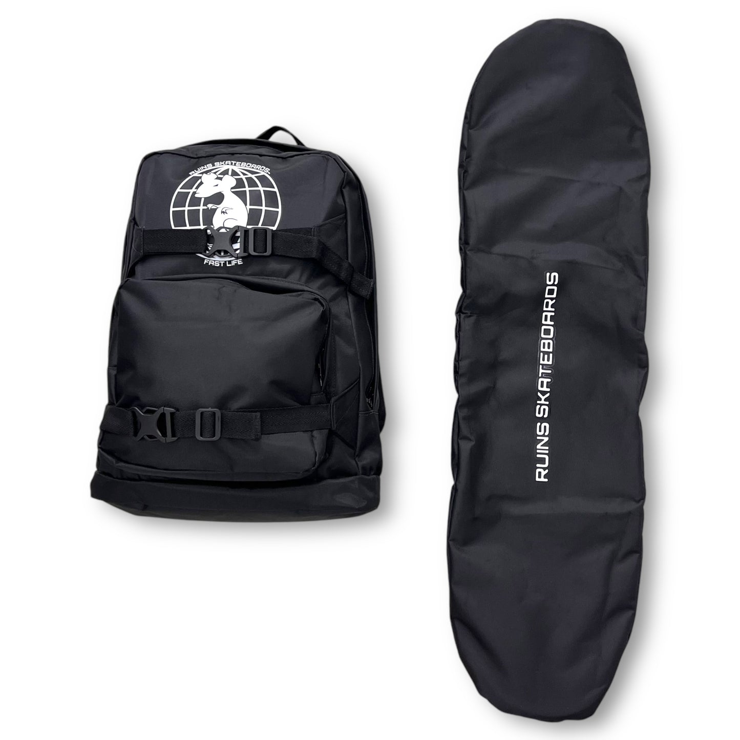 MALETA PORTA SKATE RUINS NEGRO