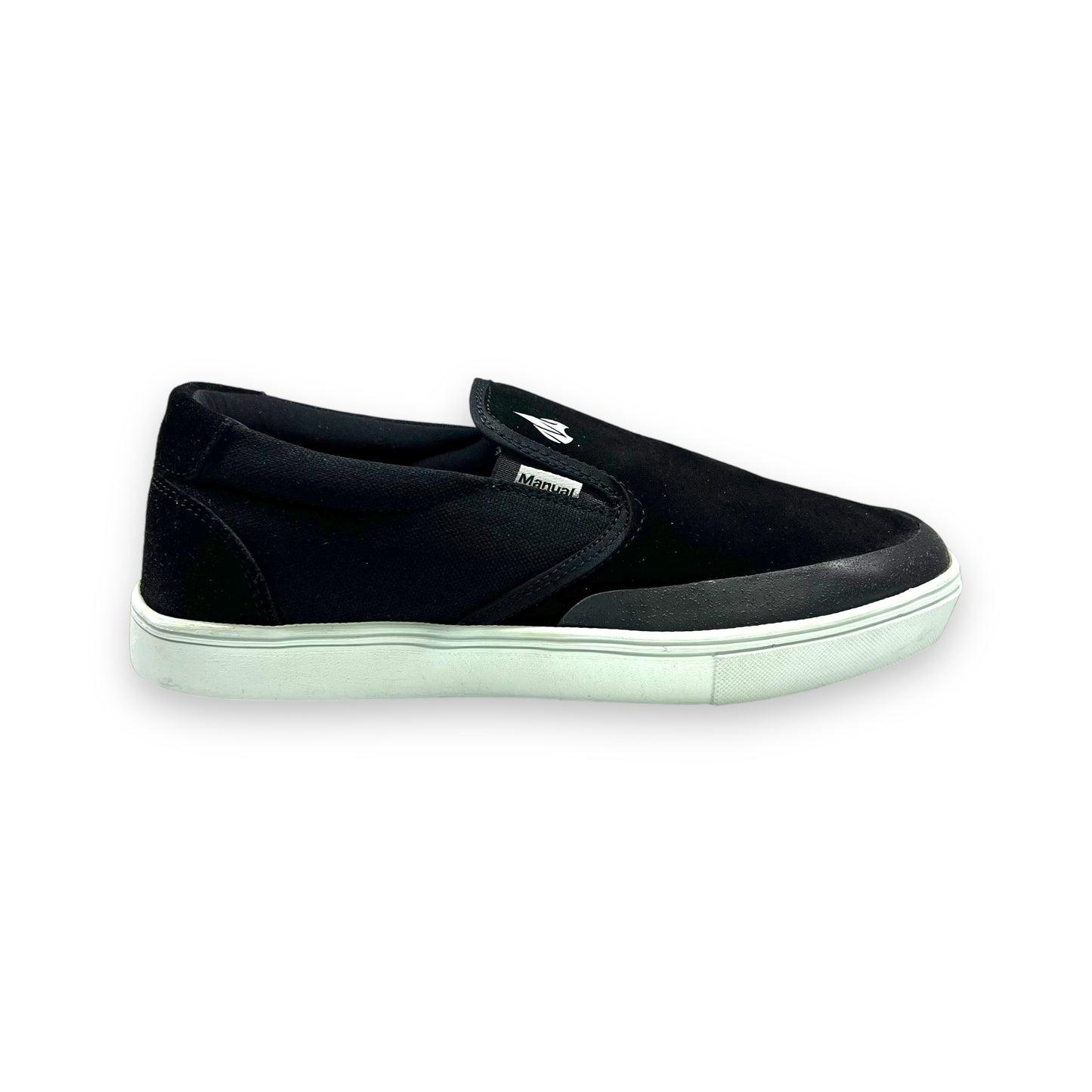 MANUAL SLIP OM PRO NEGRO SUELA BLANCA