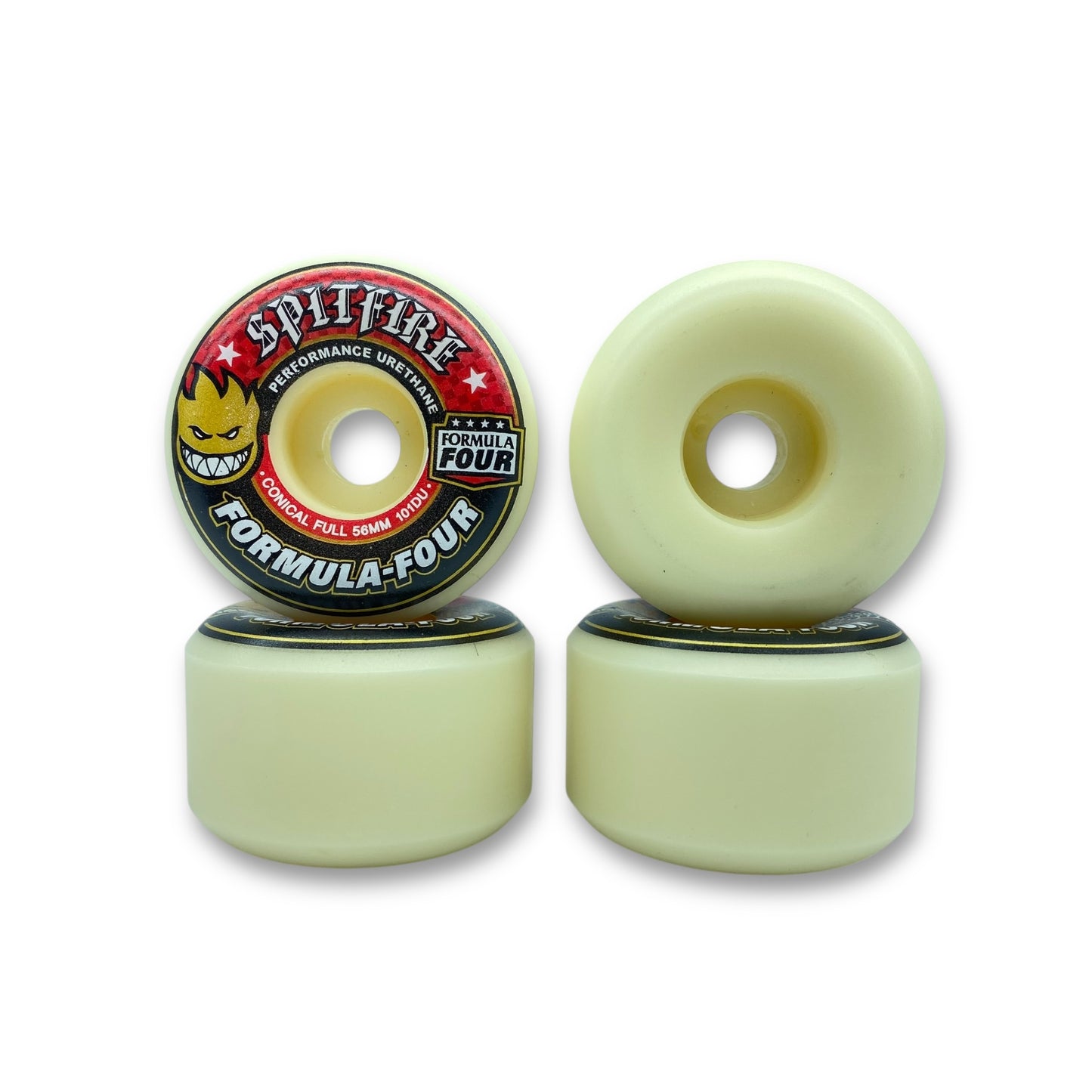 RUEDAS SPITFIRE F4 CONICAL FULL ROJAS