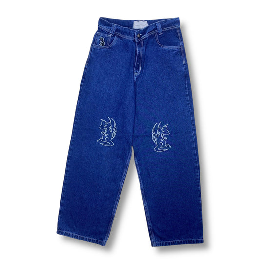 PANTALON AZUL OSCURO RUINS X RUSTY
