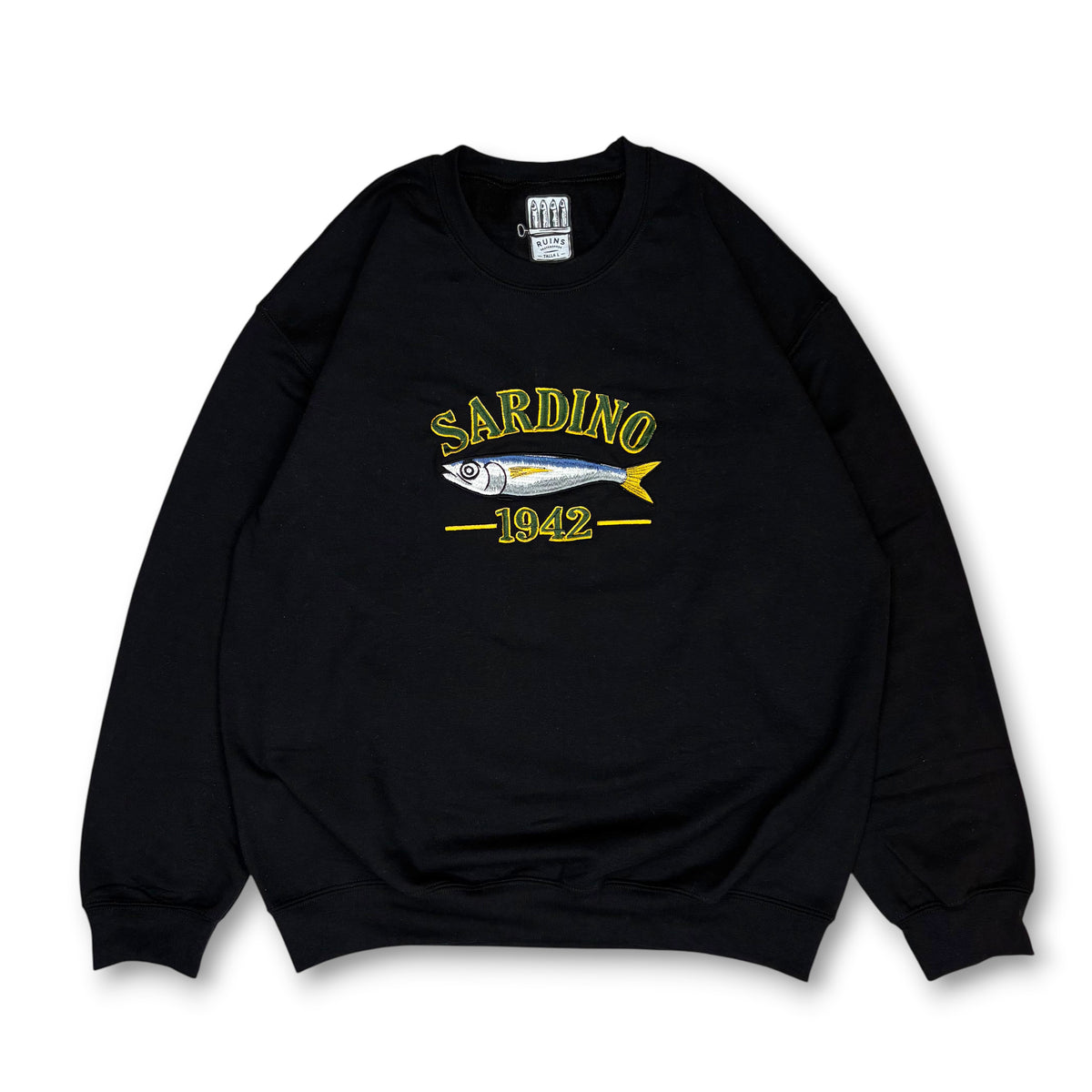 HOODIE RUINS SIN CAPOTA SARDINO