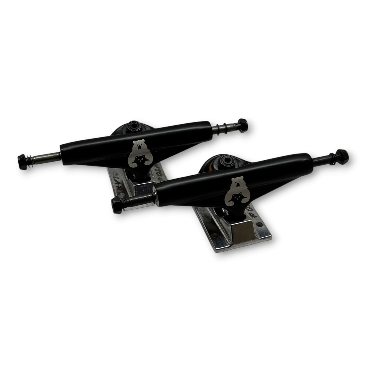 TRUCKS POLAR NEGRO BASE GRIS