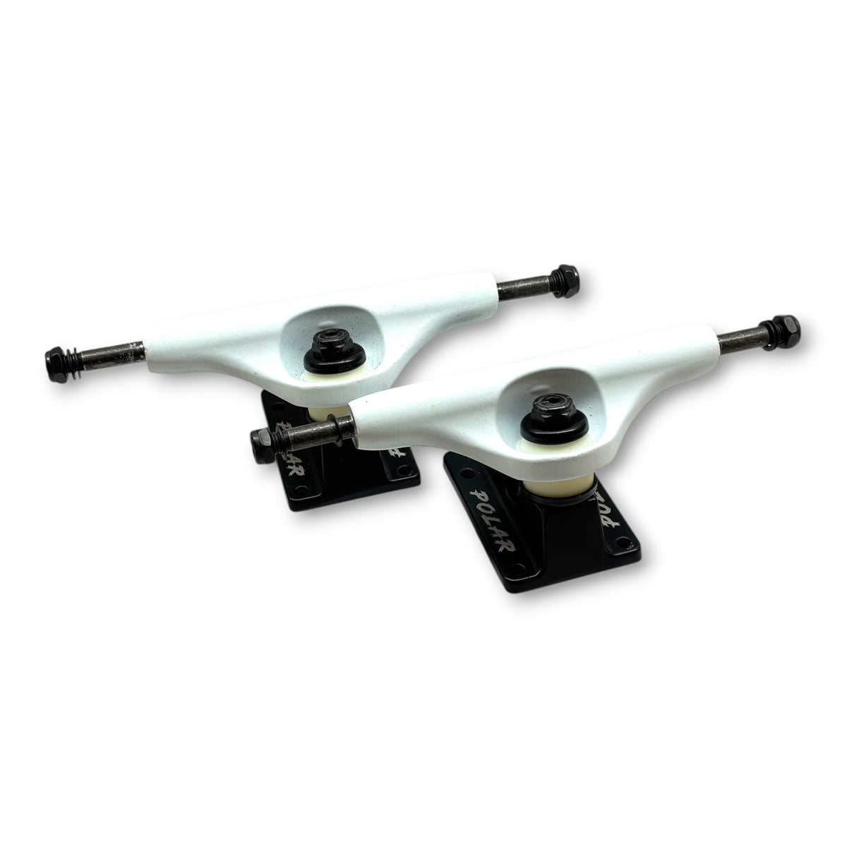TRUCKS POLAR BLANCO BASE NEGRA